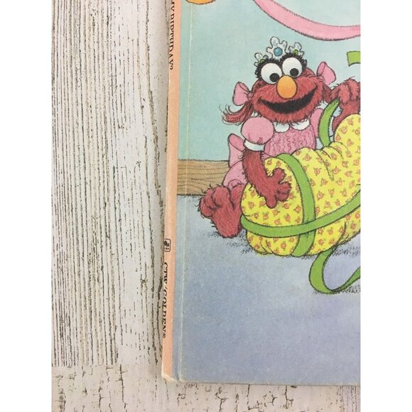 When Is MY Birthday? Elmo Hardcover Sesame Street Growing Up Book Vtg - Picture 3 of 9